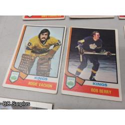 Q-52: Hockey Cards – 1972 to 1986 – Various Teams – 45 Items