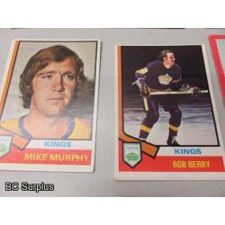 Q-52: Hockey Cards – 1972 to 1986 – Various Teams – 45 Items