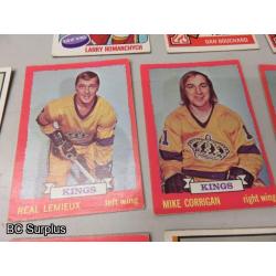 Q-52: Hockey Cards – 1972 to 1986 – Various Teams – 45 Items