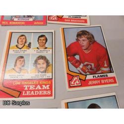 Q-52: Hockey Cards – 1972 to 1986 – Various Teams – 45 Items