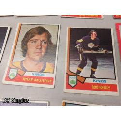 Q-52: Hockey Cards – 1972 to 1986 – Various Teams – 45 Items