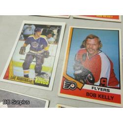 Q-52: Hockey Cards – 1972 to 1986 – Various Teams – 45 Items