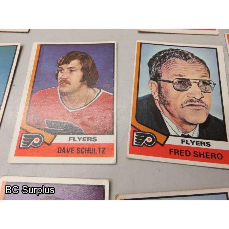 Q-52: Hockey Cards – 1972 to 1986 – Various Teams – 45 Items