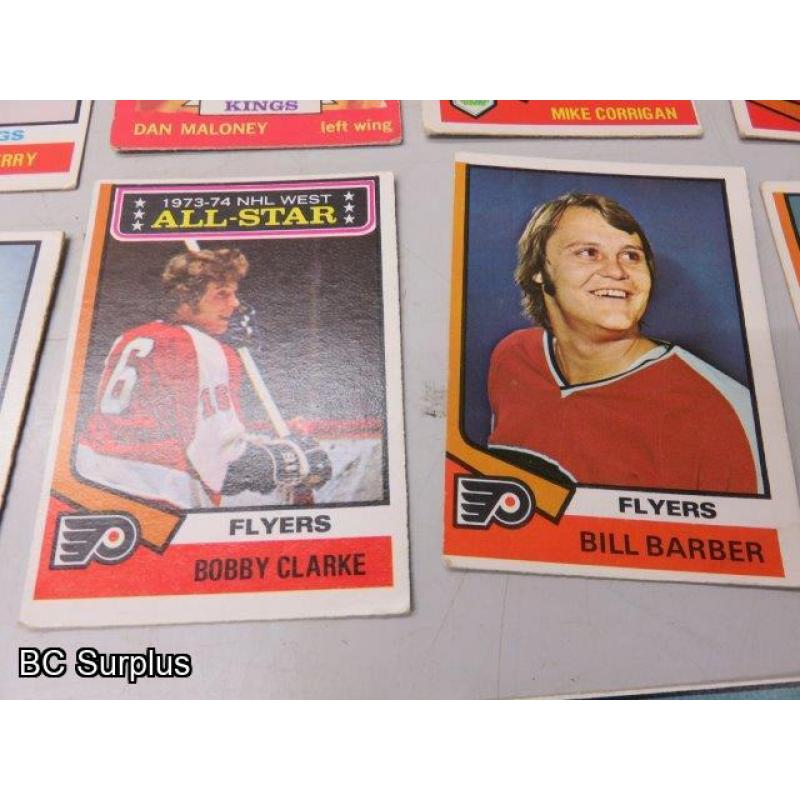 Q-52: Hockey Cards – 1972 to 1986 – Various Teams – 45 Items