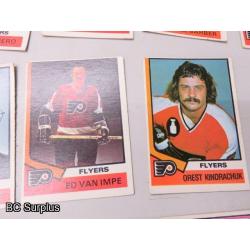 Q-52: Hockey Cards – 1972 to 1986 – Various Teams – 45 Items