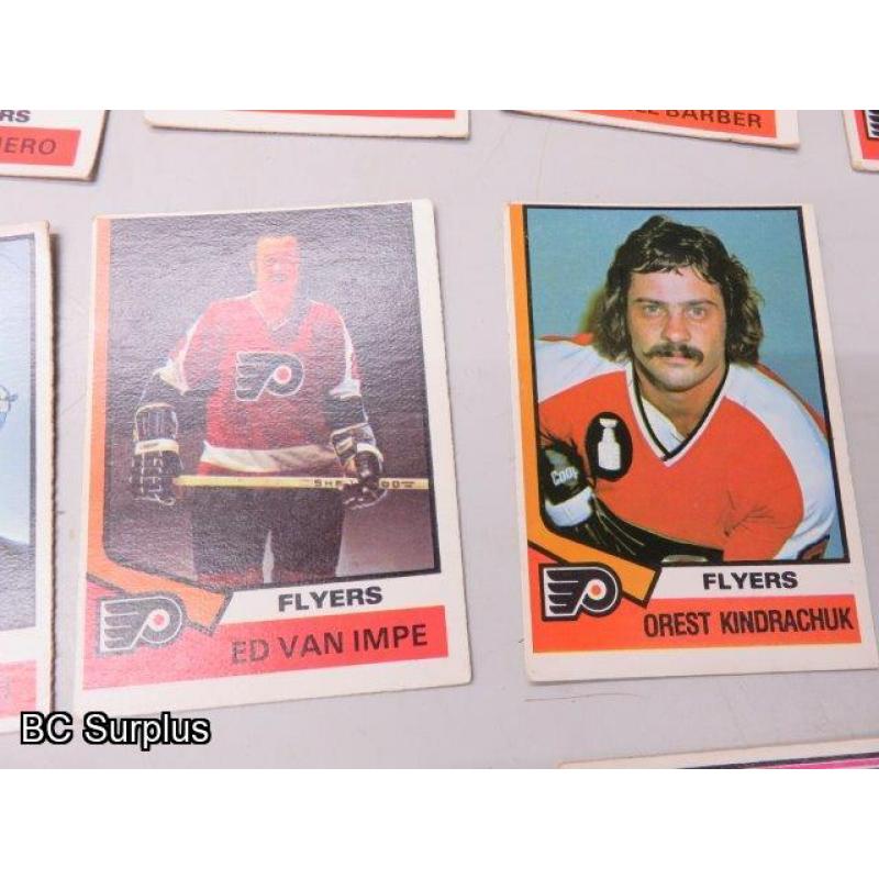 Q-52: Hockey Cards – 1972 to 1986 – Various Teams – 45 Items