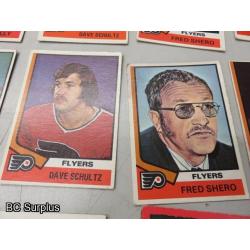 Q-52: Hockey Cards – 1972 to 1986 – Various Teams – 45 Items