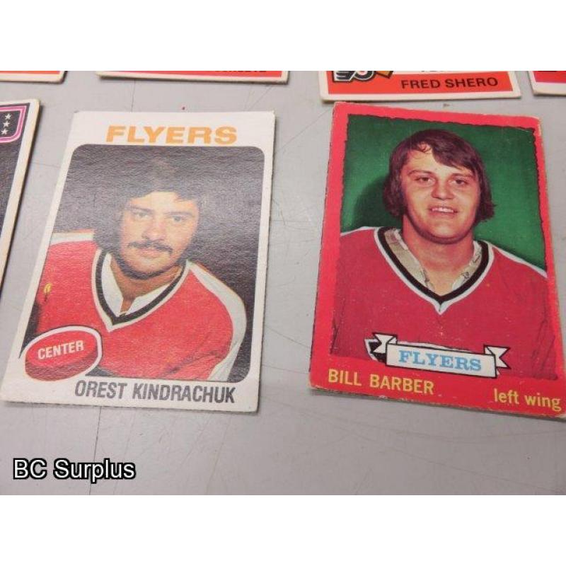 Q-52: Hockey Cards – 1972 to 1986 – Various Teams – 45 Items