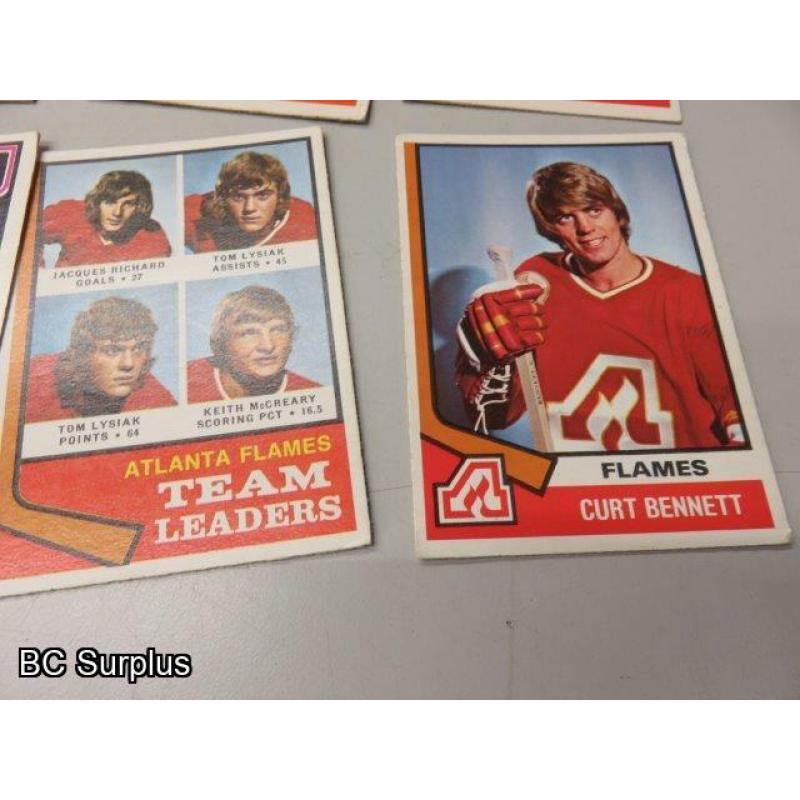 Q-52: Hockey Cards – 1972 to 1986 – Various Teams – 45 Items