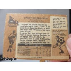 Q-52: Hockey Cards – 1972 to 1986 – Various Teams – 45 Items