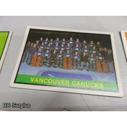 Q-53: Hockey Cards – 1972 to 1989 – Various Teams – 43 Items