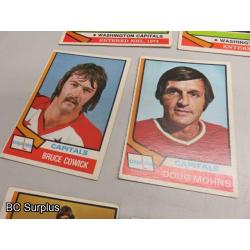 Q-53: Hockey Cards – 1972 to 1989 – Various Teams – 43 Items