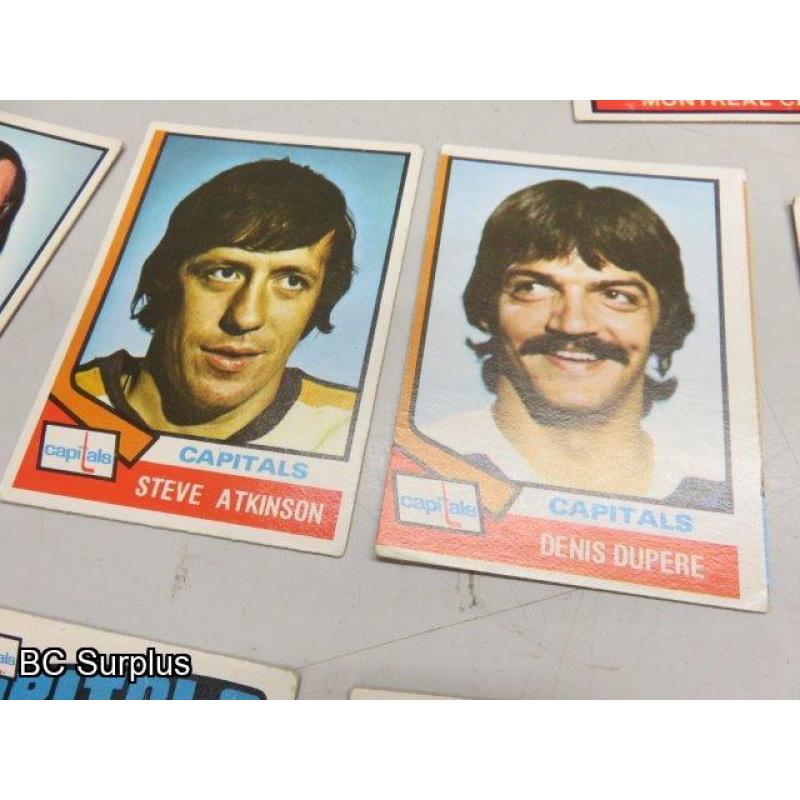 Q-53: Hockey Cards – 1972 to 1989 – Various Teams – 43 Items