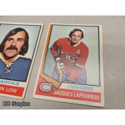 Q-53: Hockey Cards – 1972 to 1989 – Various Teams – 43 Items