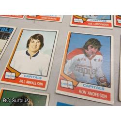 Q-53: Hockey Cards – 1972 to 1989 – Various Teams – 43 Items