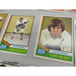 Q-53: Hockey Cards – 1972 to 1989 – Various Teams – 43 Items