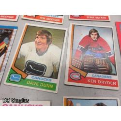 Q-53: Hockey Cards – 1972 to 1989 – Various Teams – 43 Items