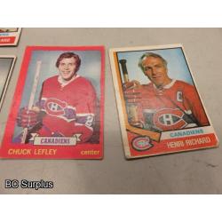 Q-53: Hockey Cards – 1972 to 1989 – Various Teams – 43 Items