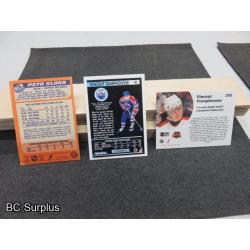 Q-7: Autographed Damphousse & Klima Hockey Cards – 3 Items