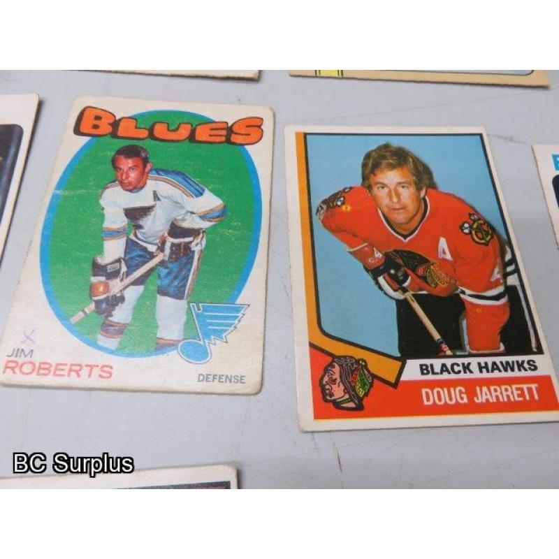 Q-54: Hockey Cards – 1970 to 1984 – Various Teams – 23 Items