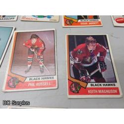 Q-54: Hockey Cards – 1970 to 1984 – Various Teams – 23 Items