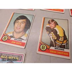 Q-54: Hockey Cards – 1970 to 1984 – Various Teams – 23 Items