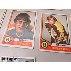 Q-54: Hockey Cards – 1970 to 1984 – Various Teams – 23 Items