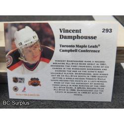 Q-7: Autographed Damphousse & Klima Hockey Cards – 3 Items