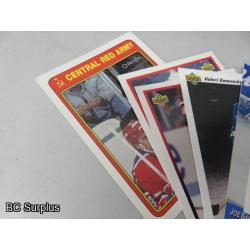 Q-56: Hockey Cards – Various – 1 Lot