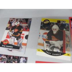 Q-59: Canucks Hockey Cards – 1991 – 53 Items