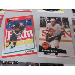 Q-59: Canucks Hockey Cards – 1991 – 53 Items