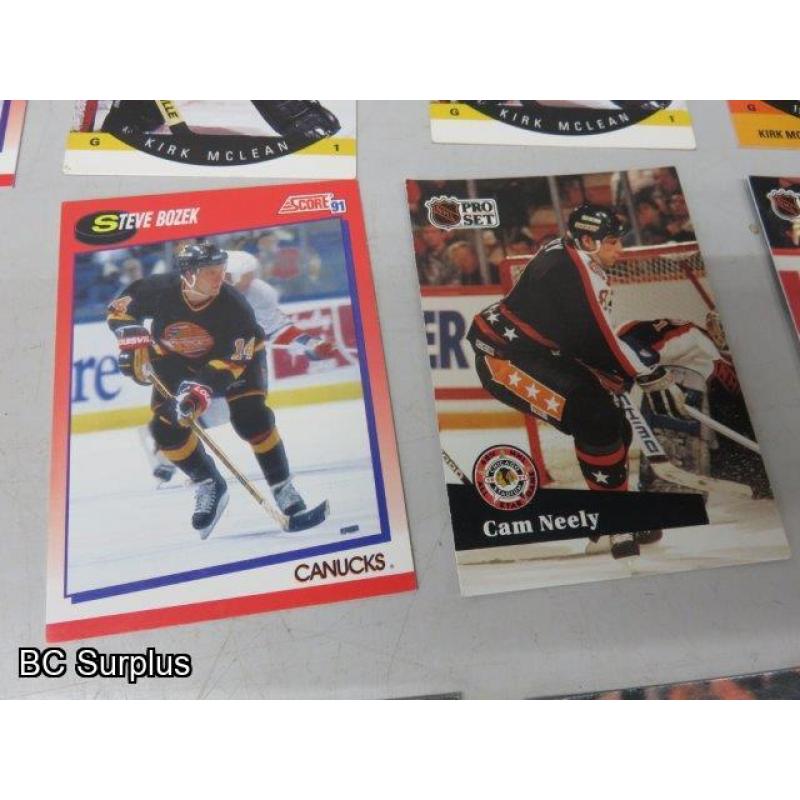 Q-59: Canucks Hockey Cards – 1991 – 53 Items