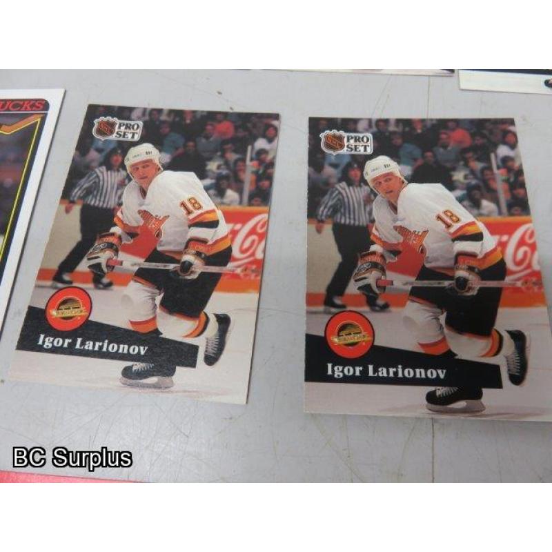 Q-59: Canucks Hockey Cards – 1991 – 53 Items