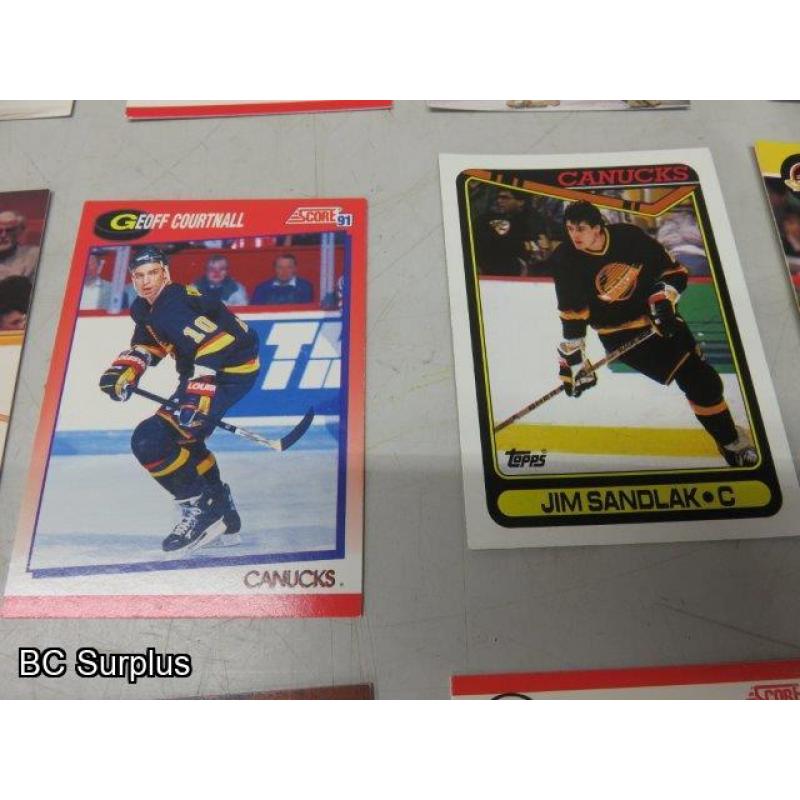 Q-59: Canucks Hockey Cards – 1991 – 53 Items