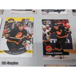 Q-59: Canucks Hockey Cards – 1991 – 53 Items