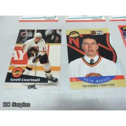 Q-59: Canucks Hockey Cards – 1991 – 53 Items