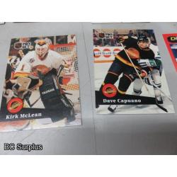 Q-59: Canucks Hockey Cards – 1991 – 53 Items