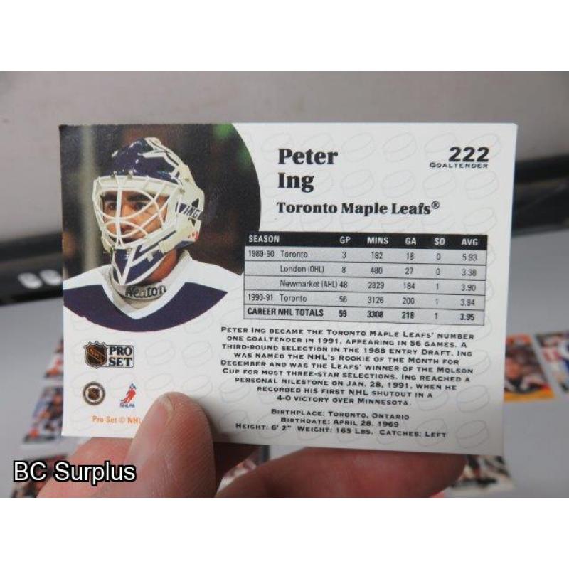 Q-59: Canucks Hockey Cards – 1991 – 53 Items