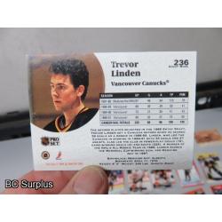 Q-59: Canucks Hockey Cards – 1991 – 53 Items