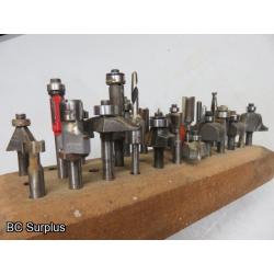 Q-132: Router Bits – 50+ Items – 1 Lot