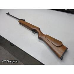 Q-114: Breach Load Air Rifle - .177 Pellet – Wooden Stock – 1 Item