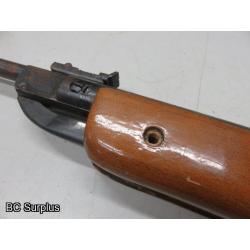 Q-116: Breach Load Pellet Air Rifle – Wooden Stock – 1 Item