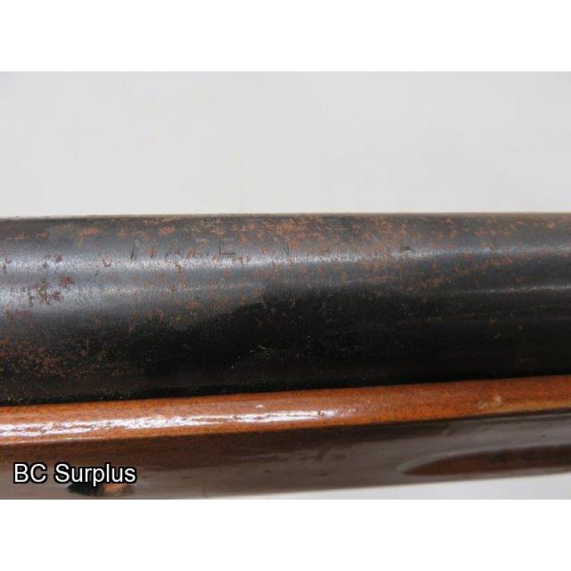 Q-116: Breach Load Pellet Air Rifle – Wooden Stock – 1 Item