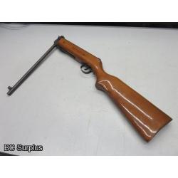 Q-116: Breach Load Pellet Air Rifle – Wooden Stock – 1 Item