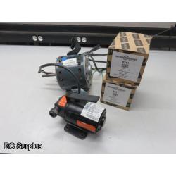 Q-153: Portable Pump & Electric Motors – 4 Items