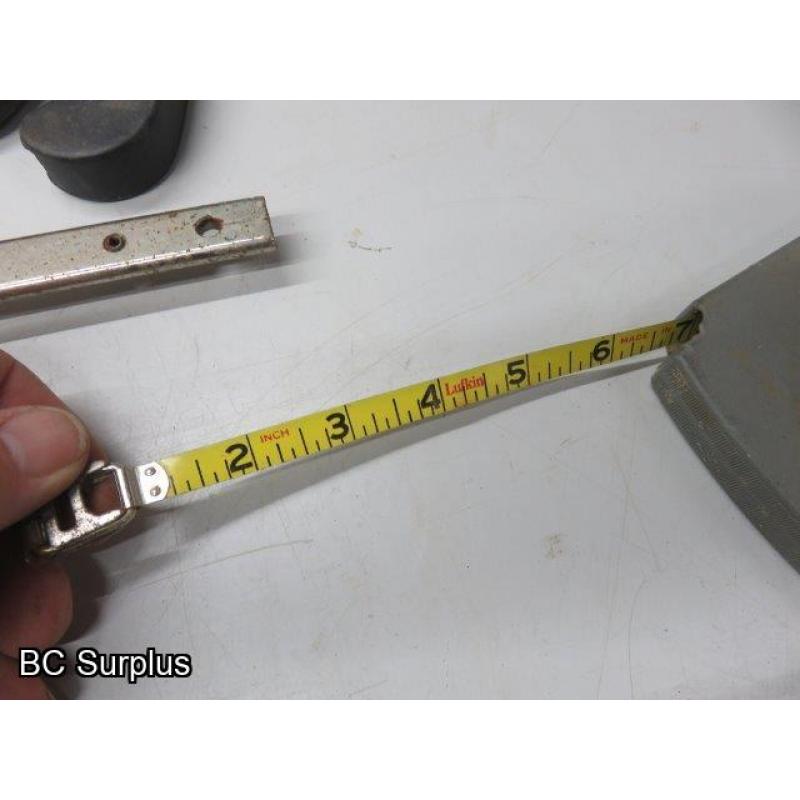 Q-157: Bar Clamps; Tape Measure; Strap Clamps – 1 Lot