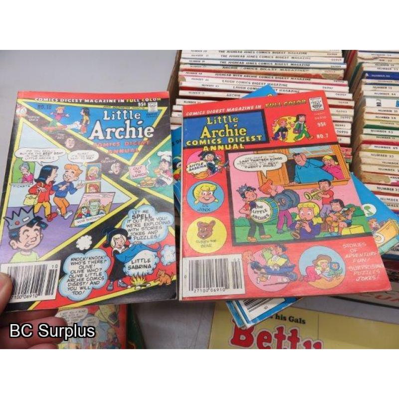 Q-169: Archie; Jughead; Richie Rich Comics – 1 Lot