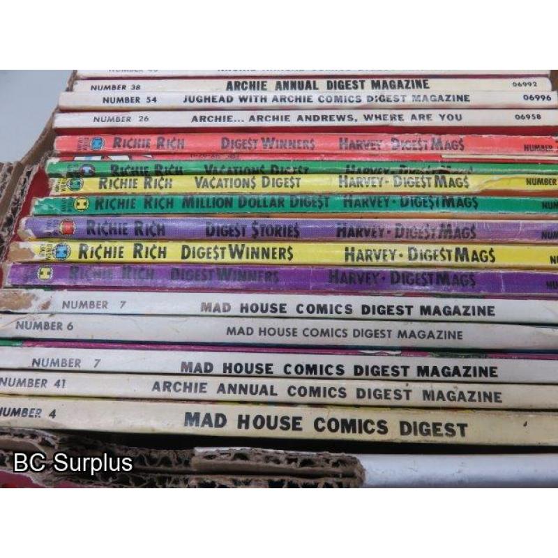 Q-169: Archie; Jughead; Richie Rich Comics – 1 Lot