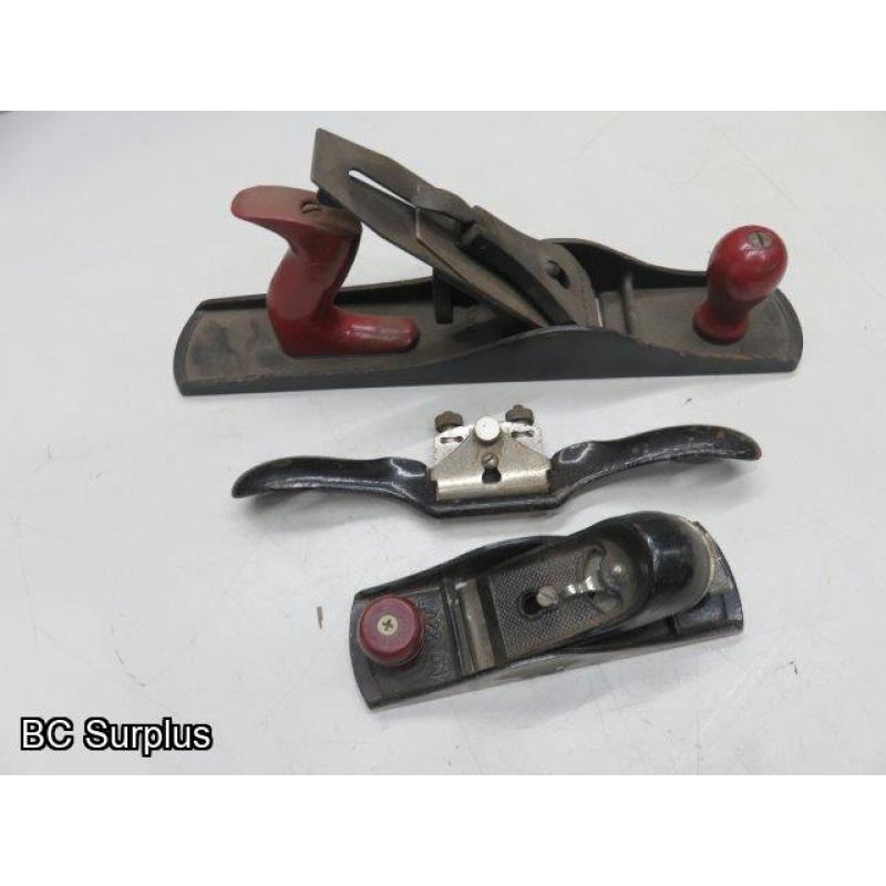 Q-137: Various Hand Planes – 3 Items