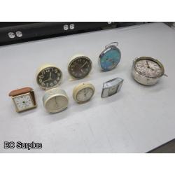 Q-174: Westclox Vintage Clock Collection – 8 Items